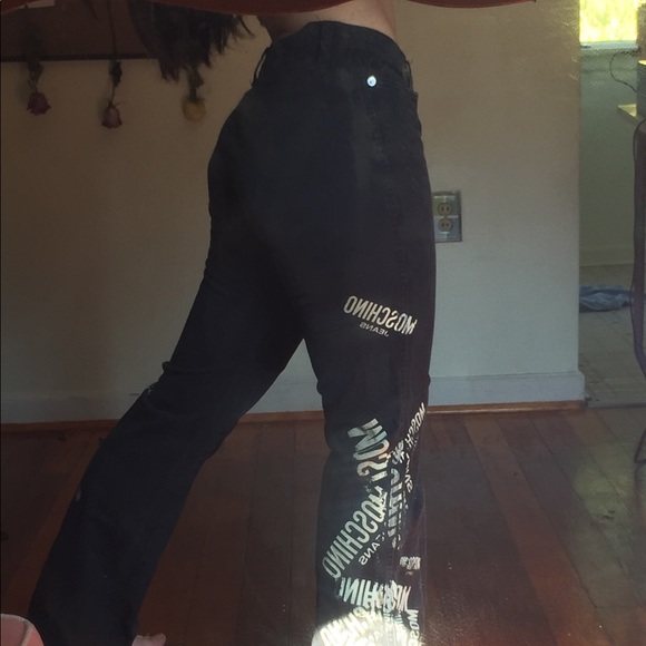 moschino black jeans